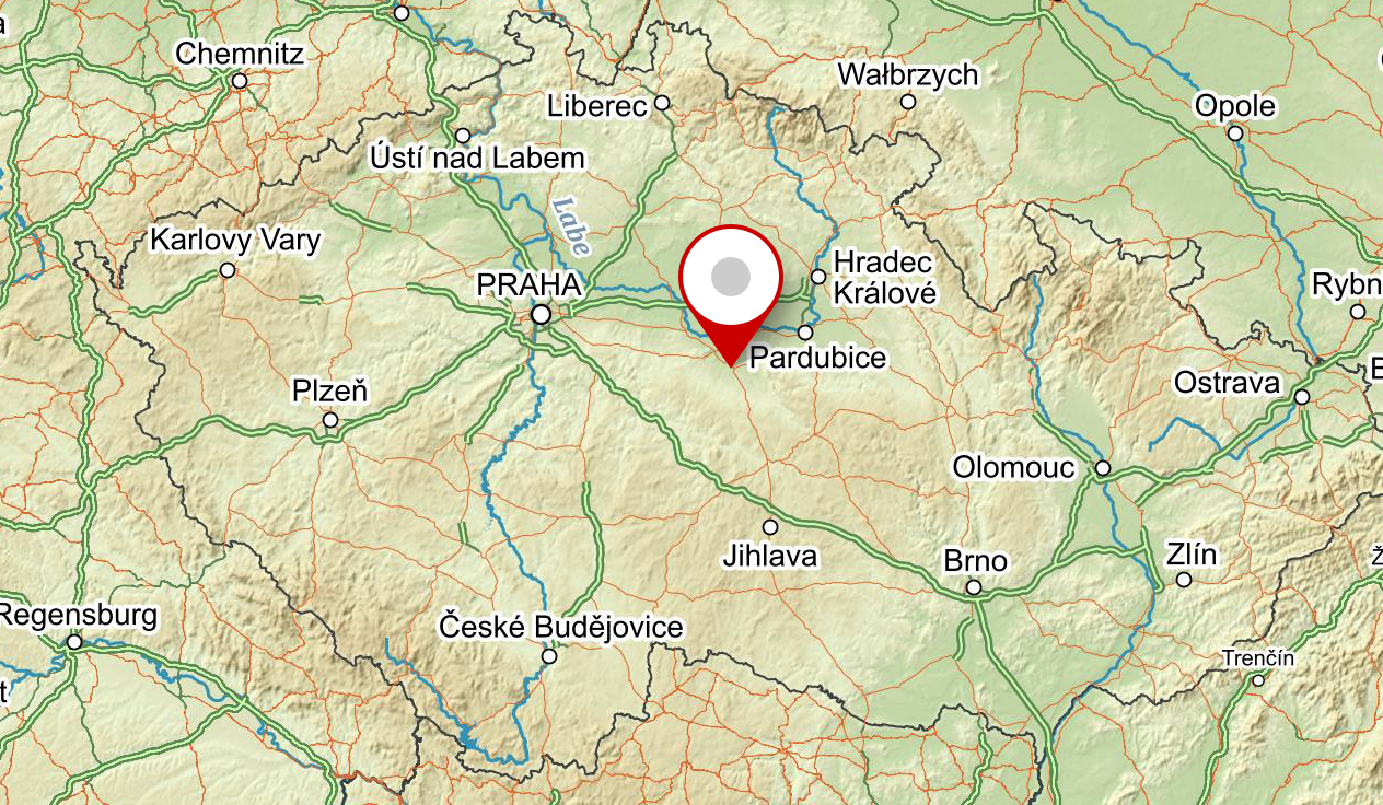 Čáslav, zdroj: mapy.cz